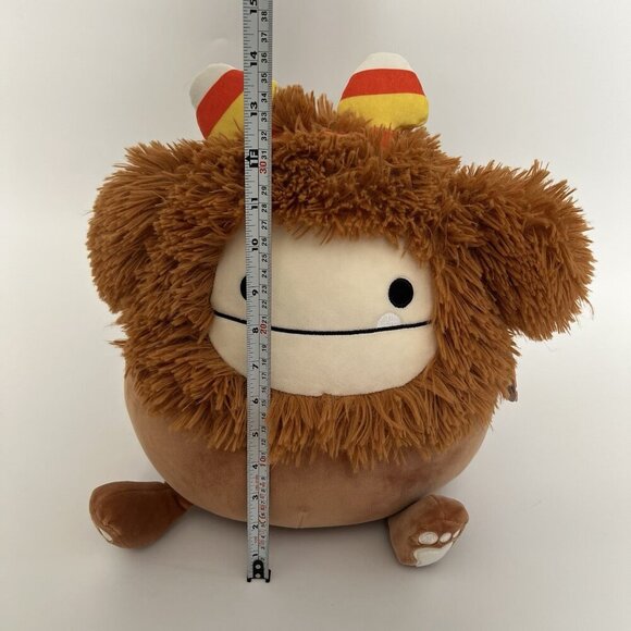 Halloween Squishmallows 12" Benny Bigfoot Candy Corn Kellytoy Plush Ed 2022 - Picture 8 of 8